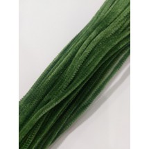 Проволока синельная 30 см цв. хвойный, цена за 10 шт